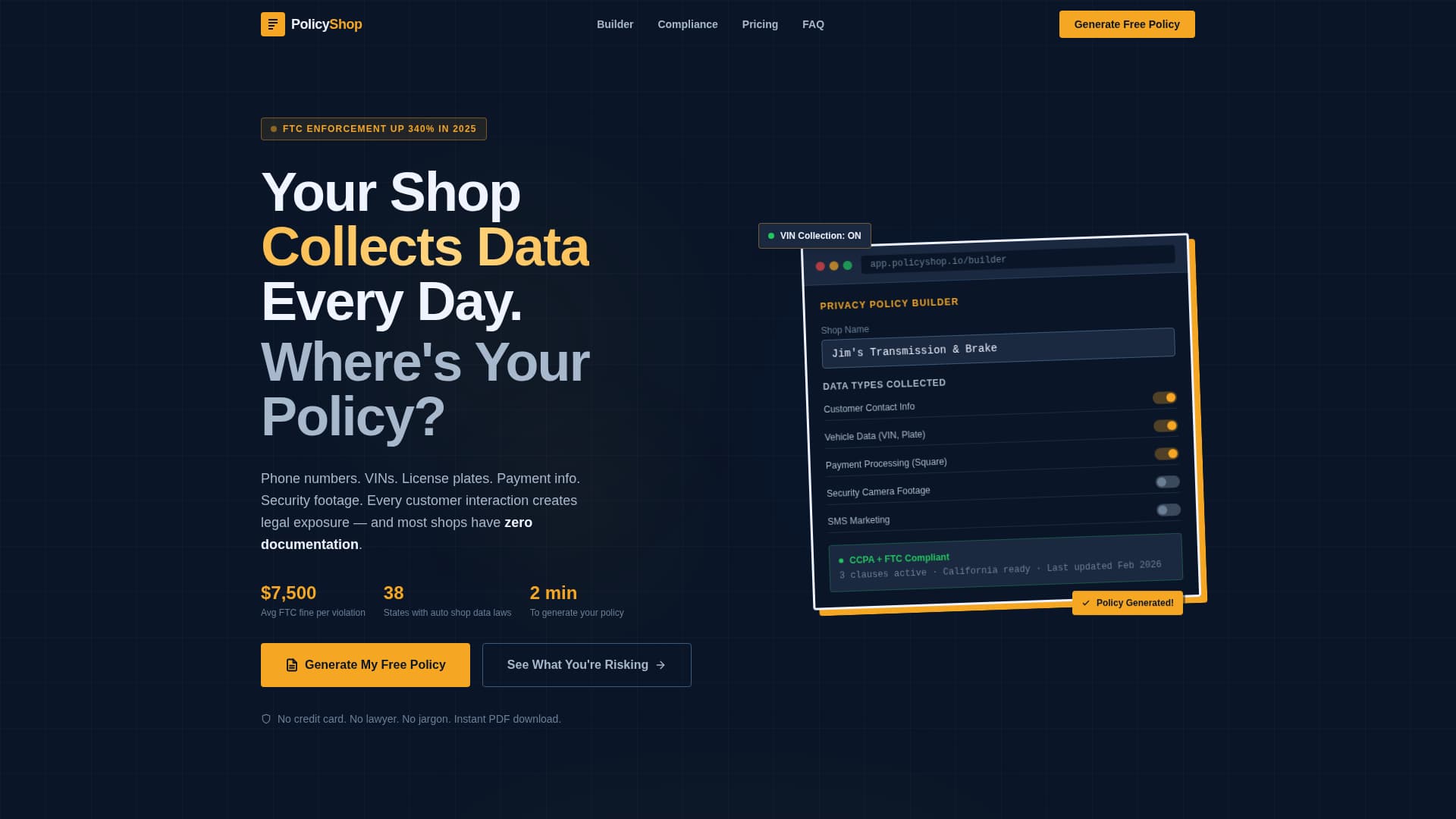 Garageguard - Powerful Privacy Landing Page Template