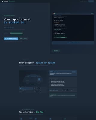 Auto Repair Shop Advanced Booking Website Template