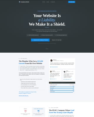 Comply — Certified Audit Landing Page Template