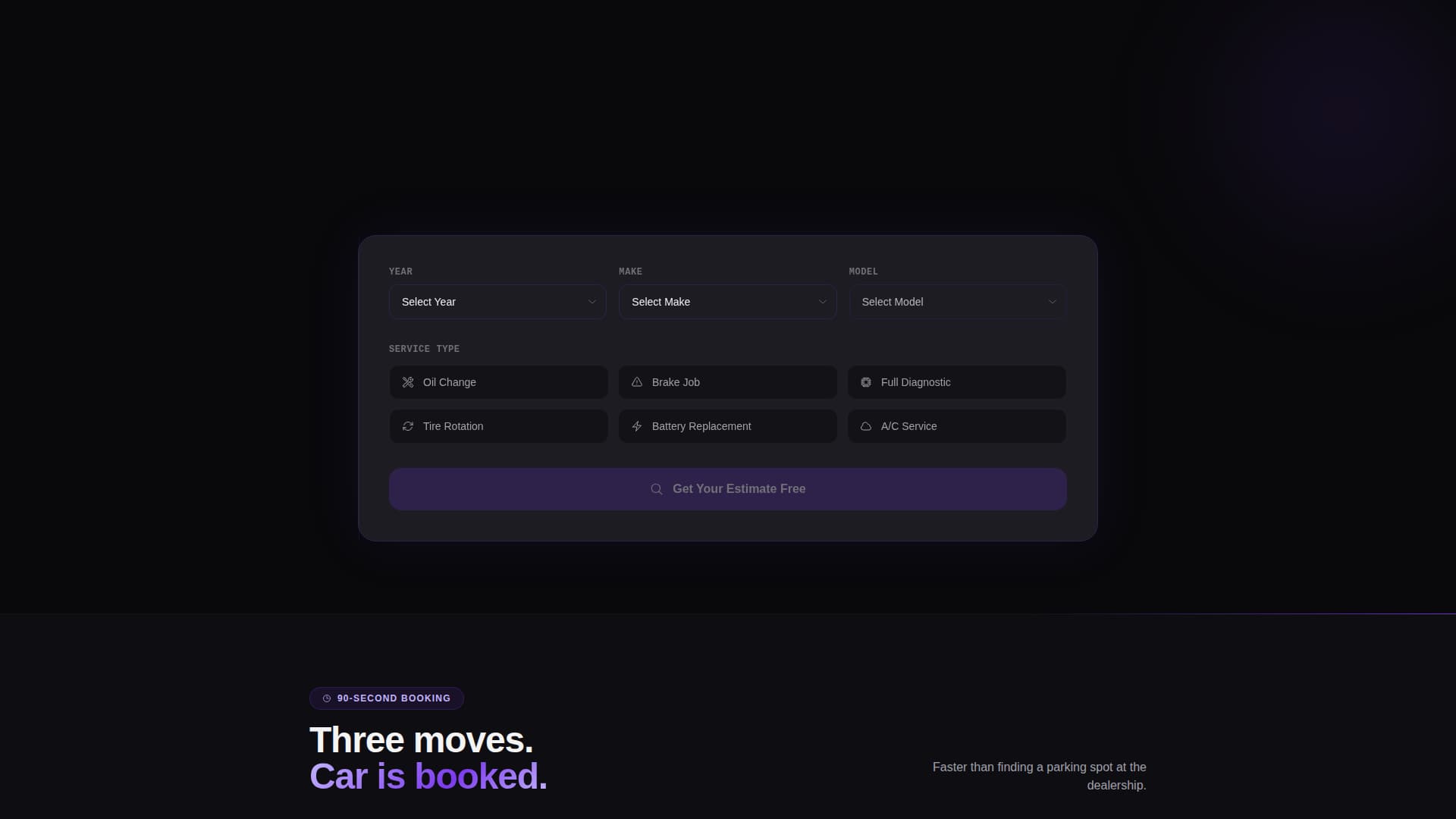 Torque - Instant Autoservice Landing Page Template