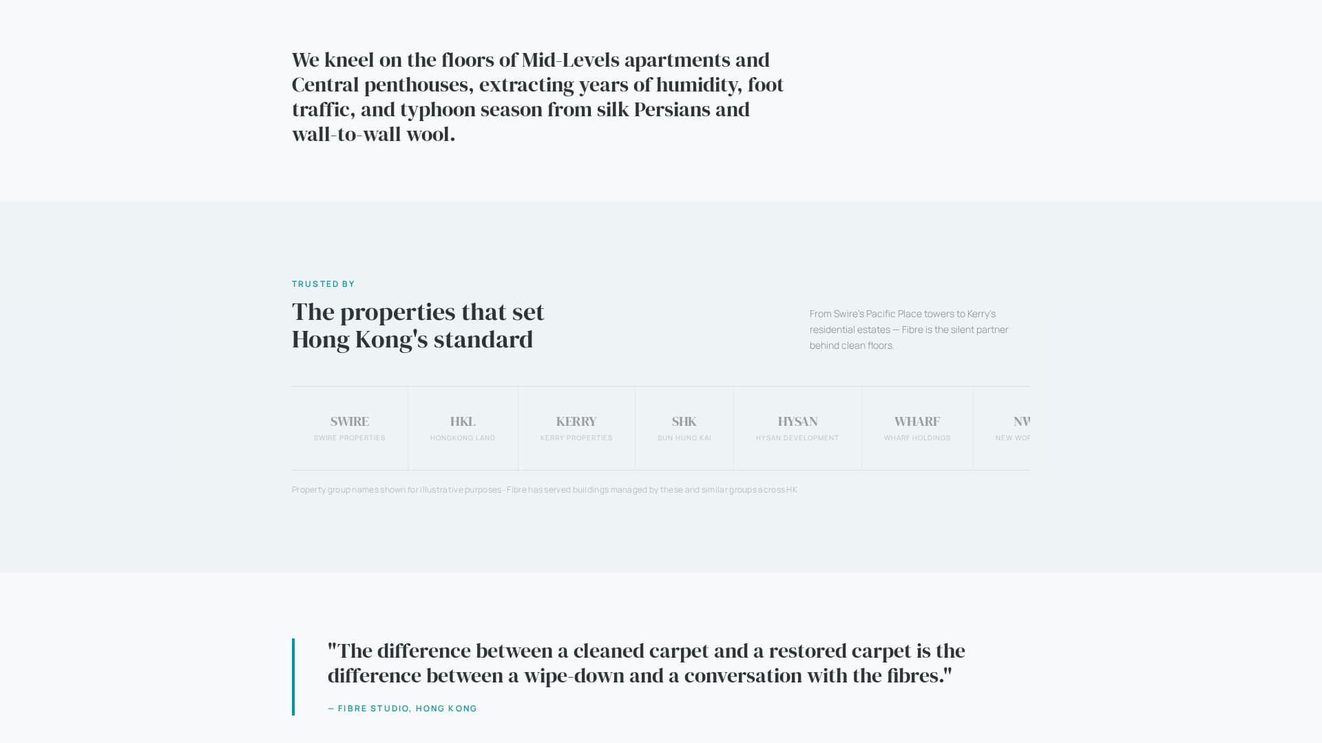 Fibre - Premium Carpetcleaning Landing Page Template