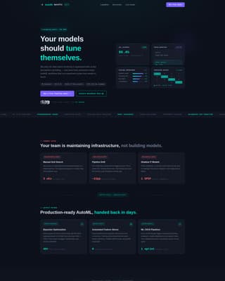 Autofit - Intelligent AutoML Landing Page Template