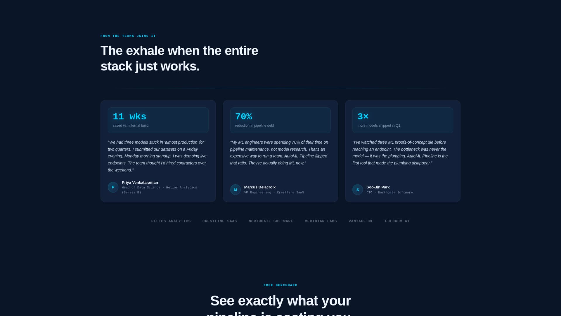 AutoML - Powerful Pipeline Landing Page Template