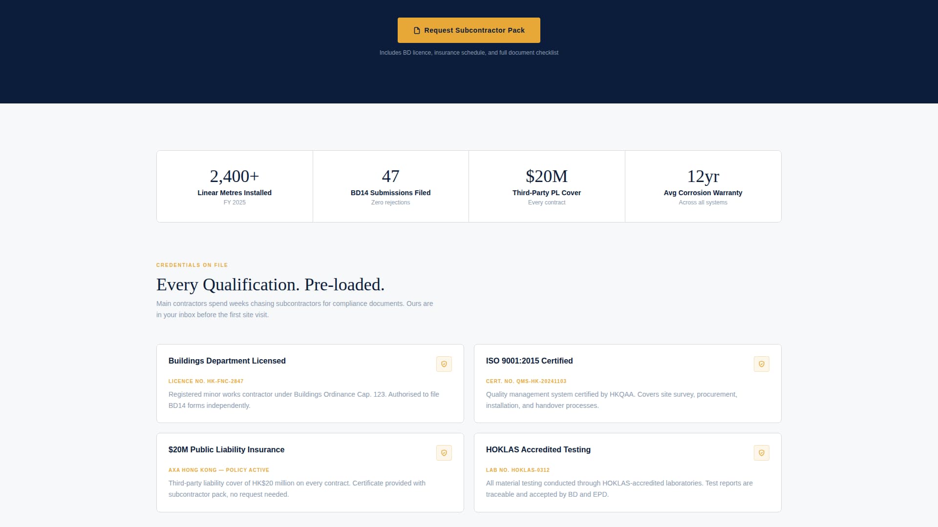 Barrier - Compliant Fencing Landing Page Template