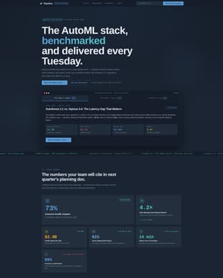 Pipeline - Powerful AutoML Landing Page Template