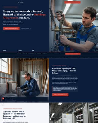Fixman - Trusted Handyman Landing Page Template