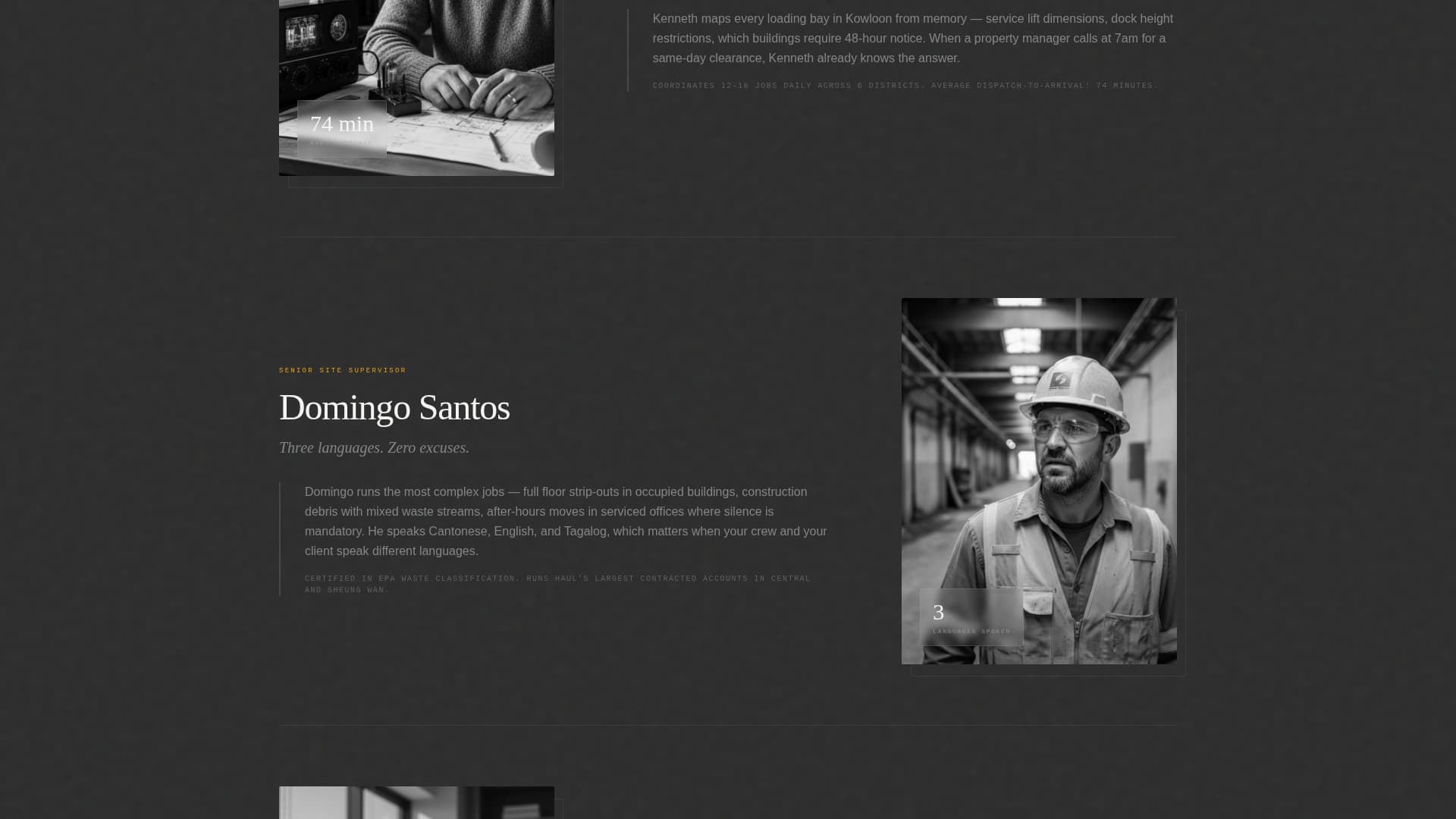 Dispatch — Rapid Clutter Hauling Landing Page Template