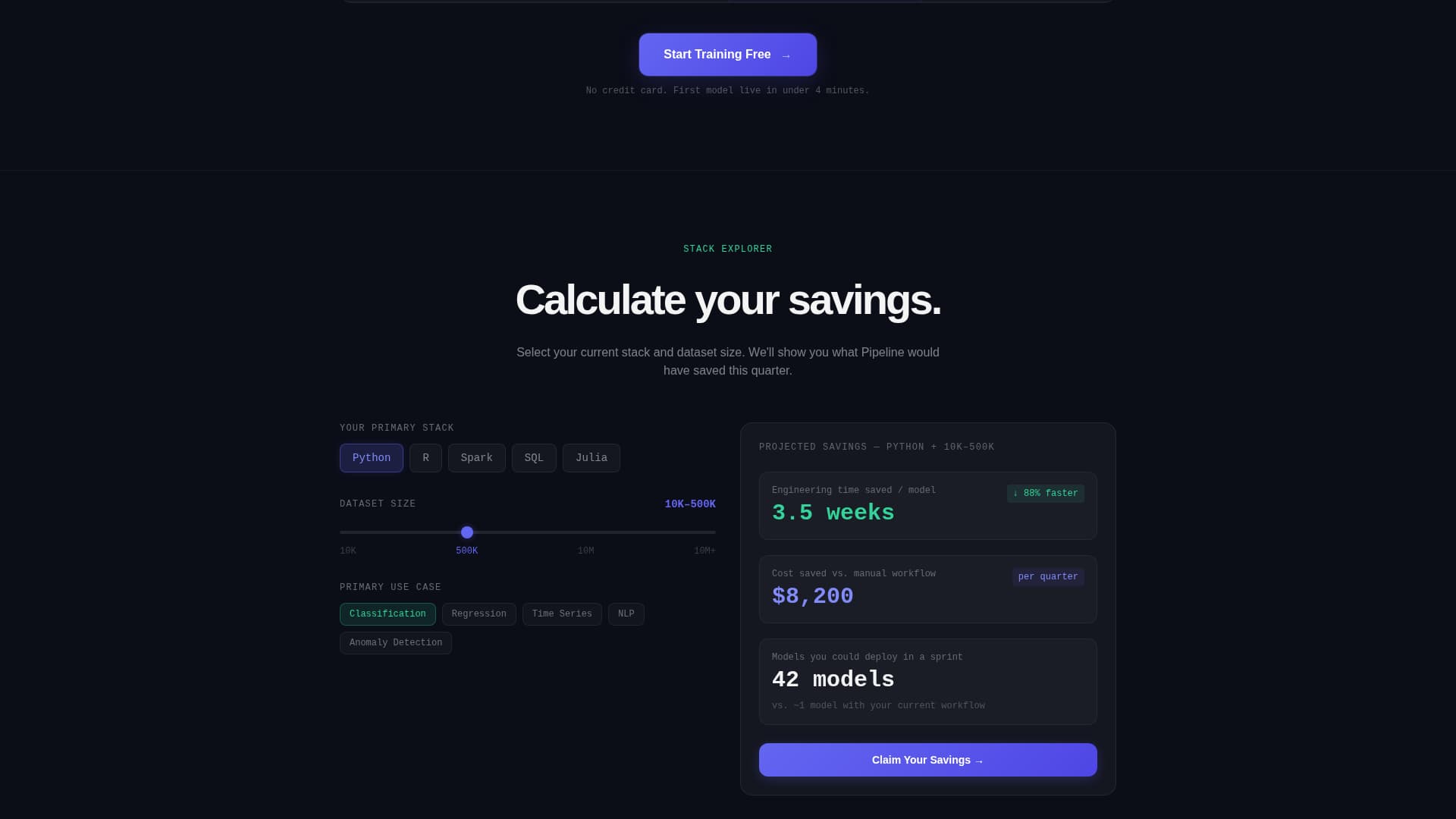 Stream — Intelligent AutoML Landing Page Template