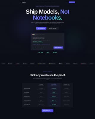 Stream — Intelligent AutoML Landing Page Template