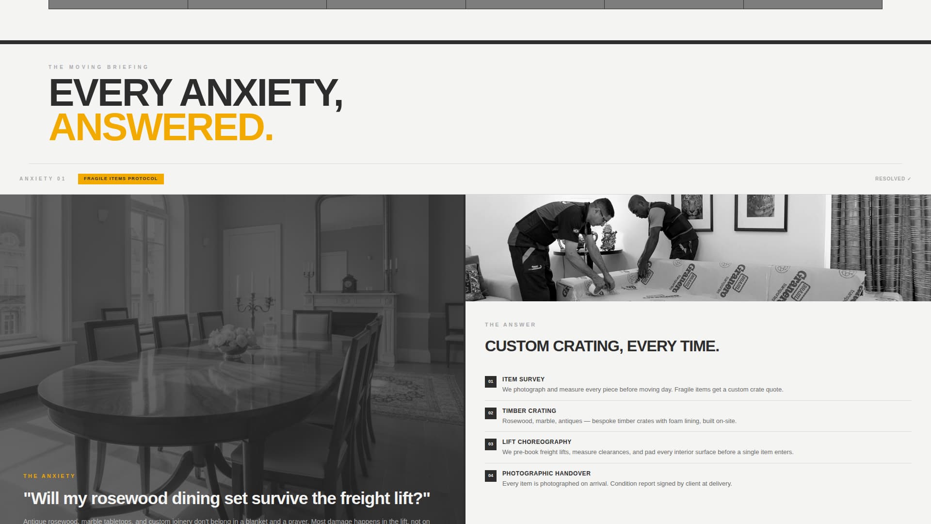 Shift — Professional Commercial Movers Landing Page Template