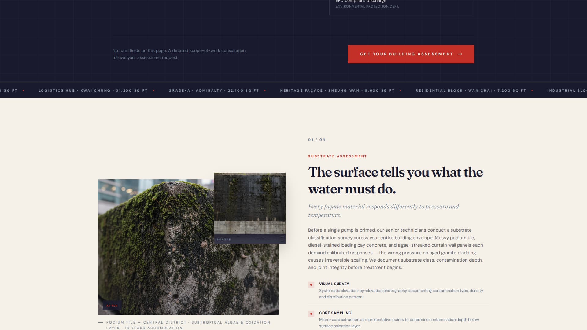 Blast - Authoritative Pressurewashing Landing Page Template