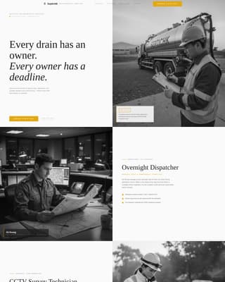 Septic - Precision Services Landing Page Template