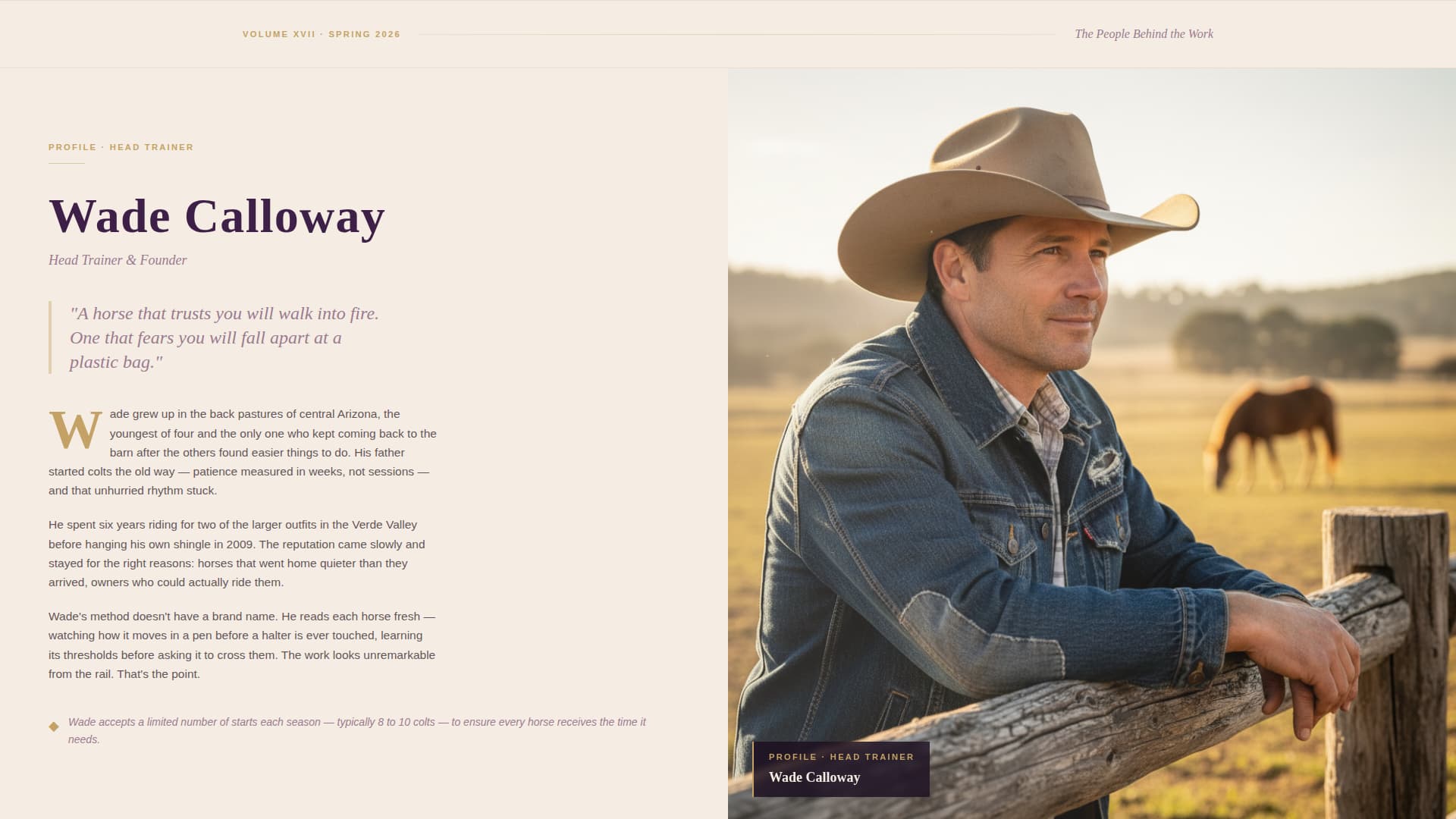 Bridle - Authoritative Equestrian Landing Page Template