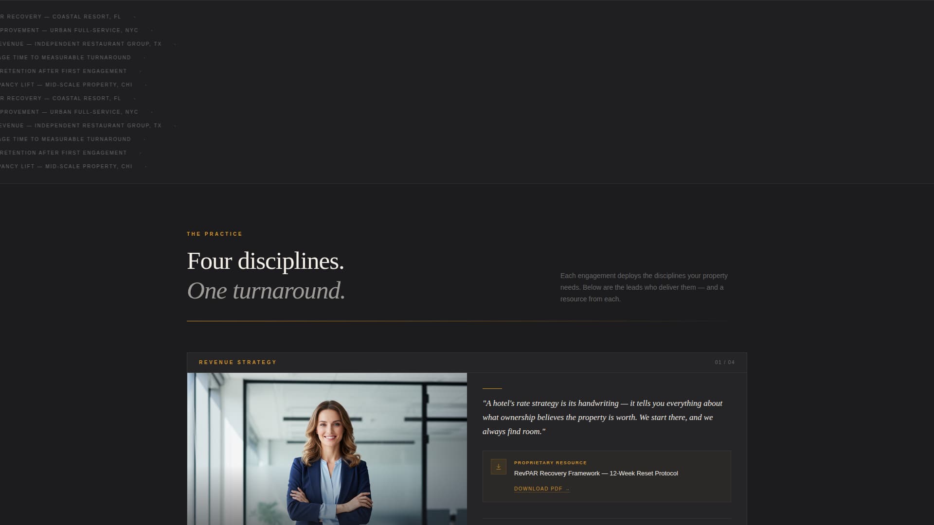 Concierge - Elite Hospitality Landing Page Template