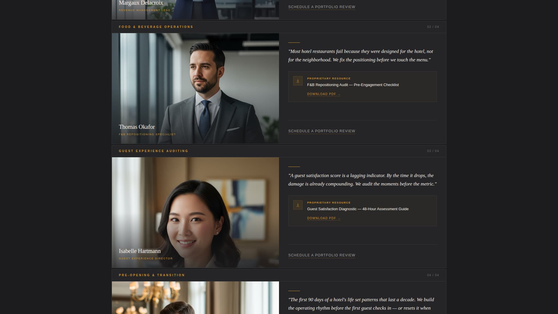 Concierge - Elite Hospitality Landing Page Template