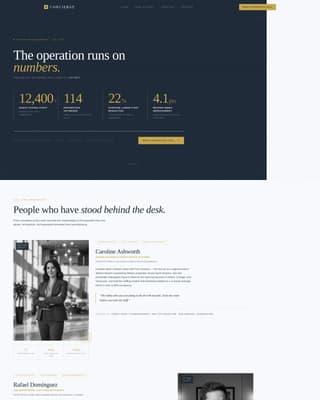 Concierge - Precision Hospitality Landing Page Template
