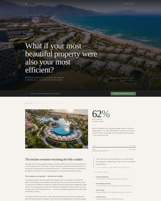 Steward - Authoritative Hospitality Landing Page Template
