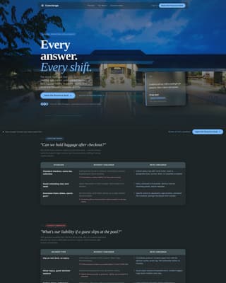 Concierge - Instant Hospitality Landing Page Template