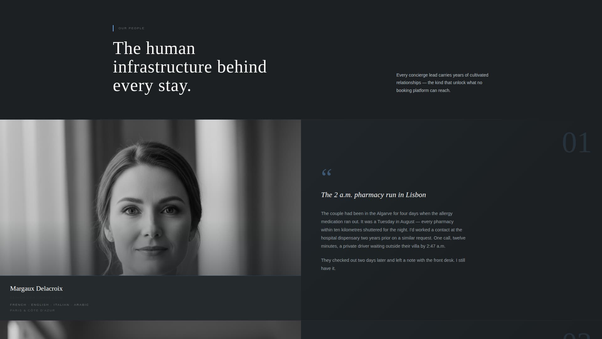 Concierge - Elevated Hospitality Landing Page Template
