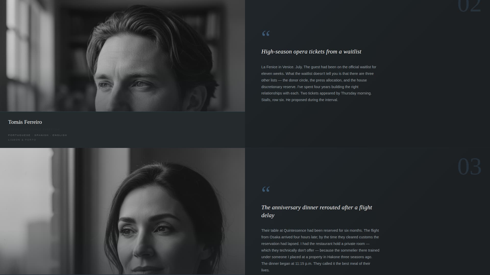 Concierge - Elevated Hospitality Landing Page Template
