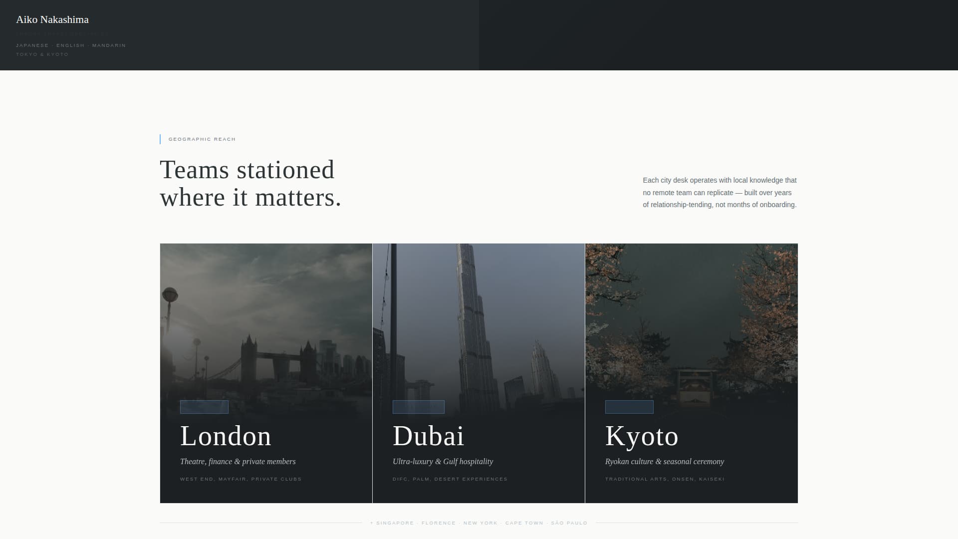 Concierge - Elevated Hospitality Landing Page Template