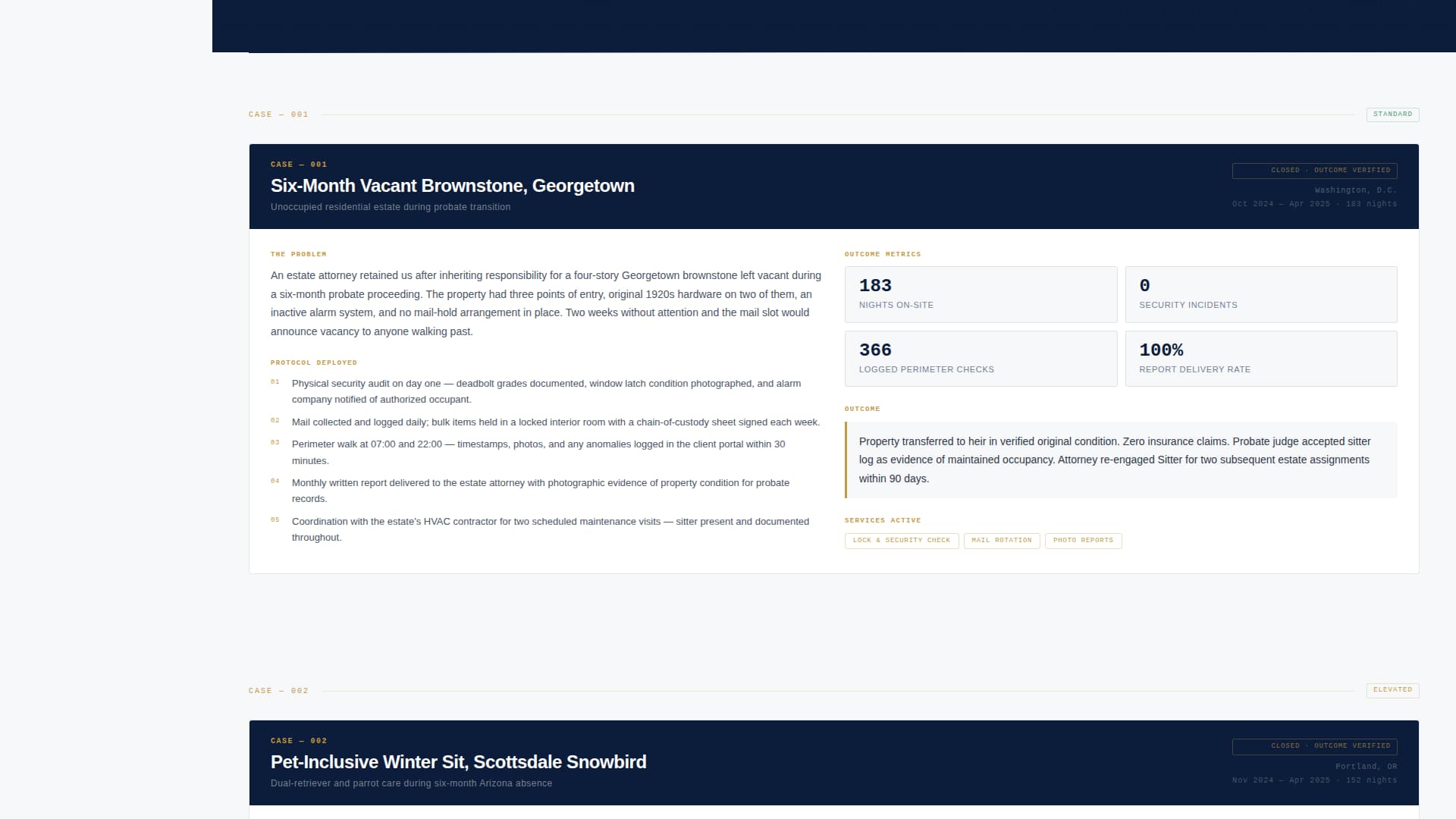 Sitter - Trusted Housesitter Landing Page Template