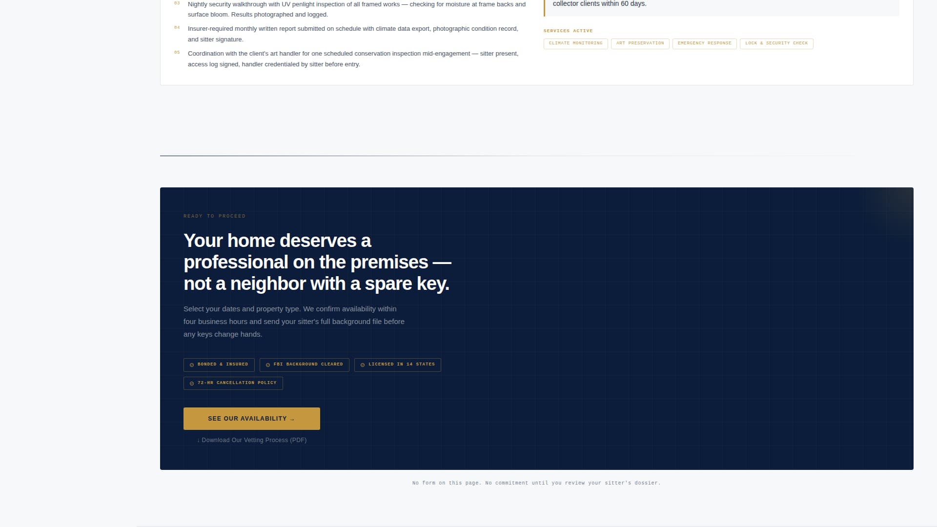 Sitter - Trusted Housesitter Landing Page Template