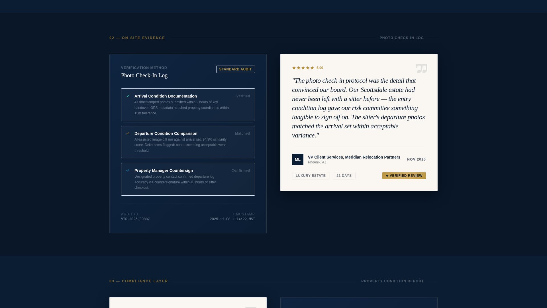 Vetted - Trusted Housesitter Landing Page Template