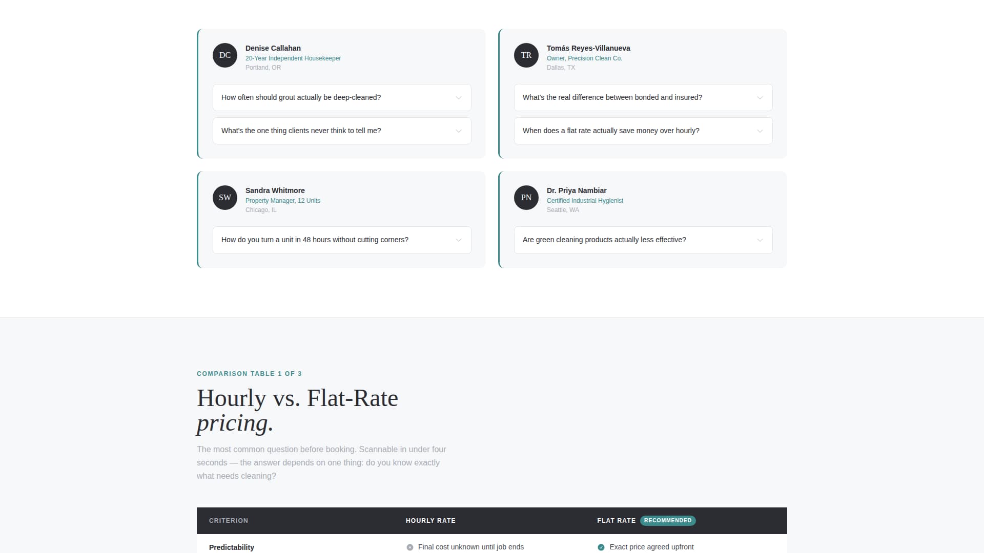 Spotless - Precision Housekeeper Landing Page Template