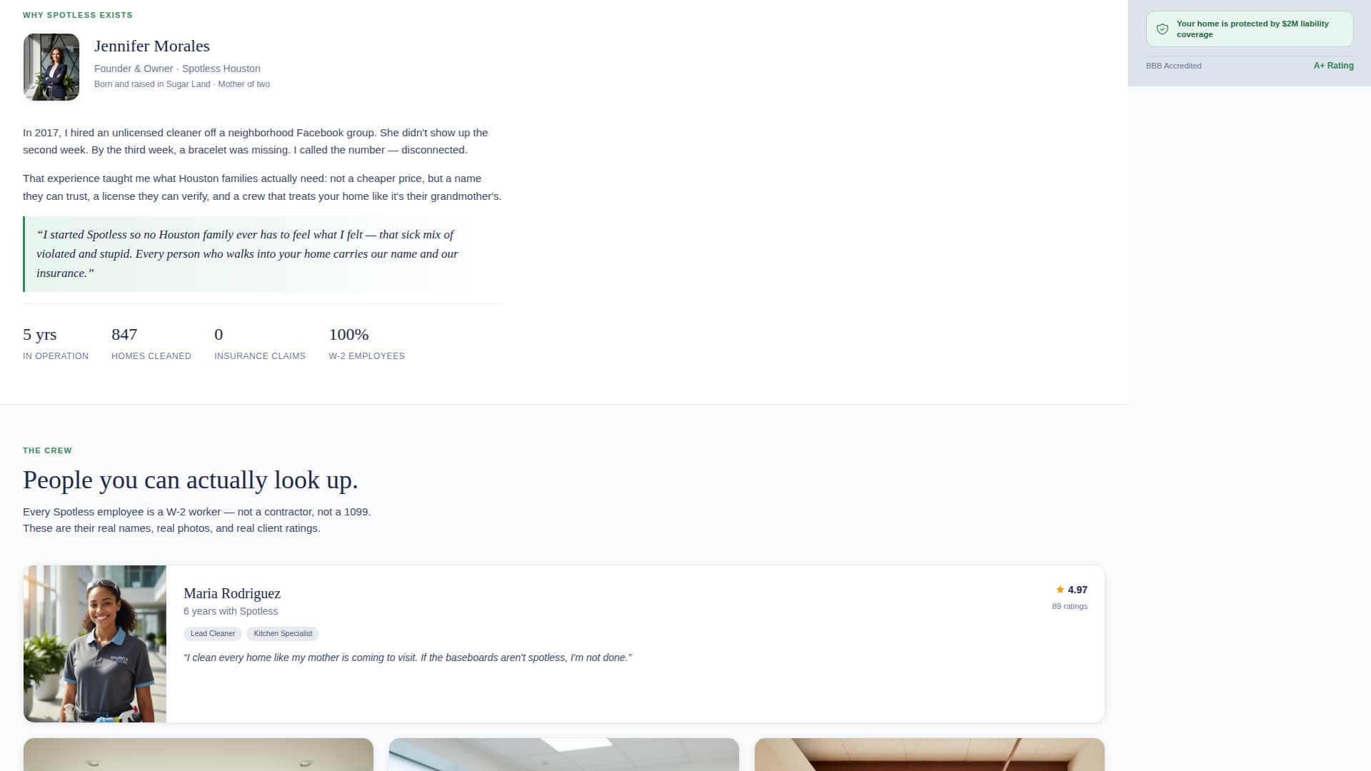 Gleam — Elite Janitorial Services Landing Page Template