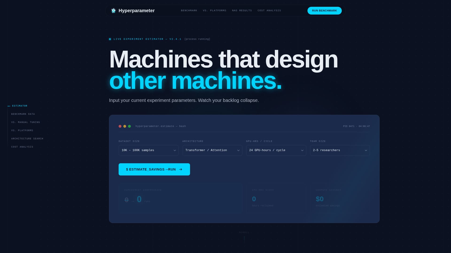 Hyperparameter - Automated AutoML Landing Page Template