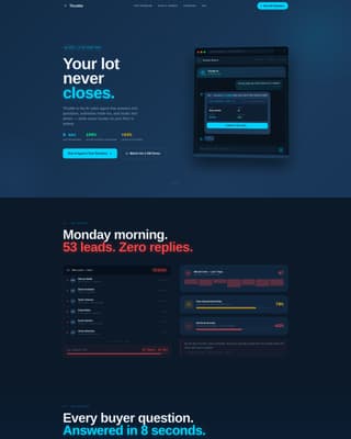 Throttle - High-Converting Automotive Landing Page Template