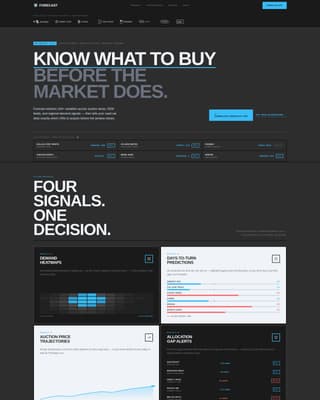 Forecast - Powerful Automotive Landing Page Template