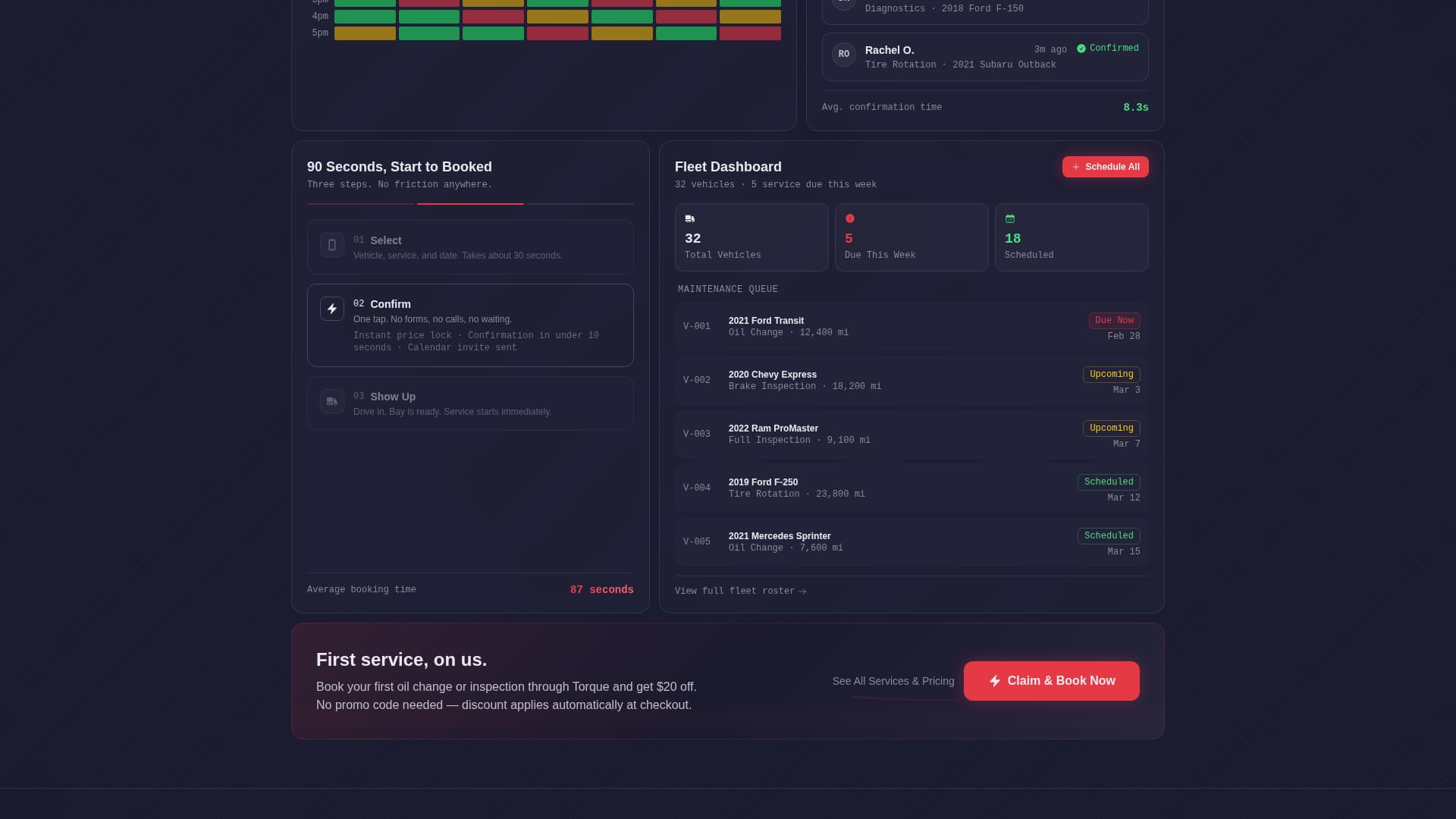 Automotive Digital Presence Booking Website Template