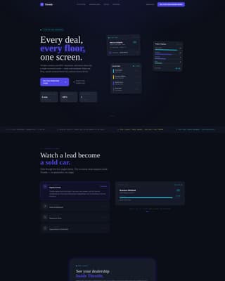 Throttle - Dynamic Automotive Landing Page Template