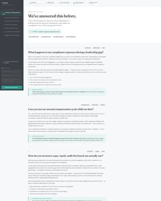 Management Consulting FAQ Website Template