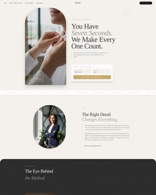 Presence - Authoritative Imageconsulting Landing Page Template