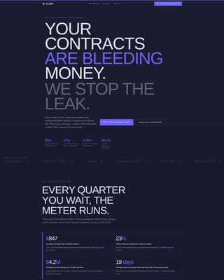 Fleet - Powerful Automotive Contract Management Landing Page Template