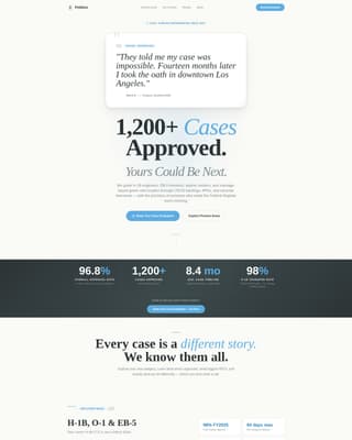 Petition - Trusted Immigration Landing Page Template