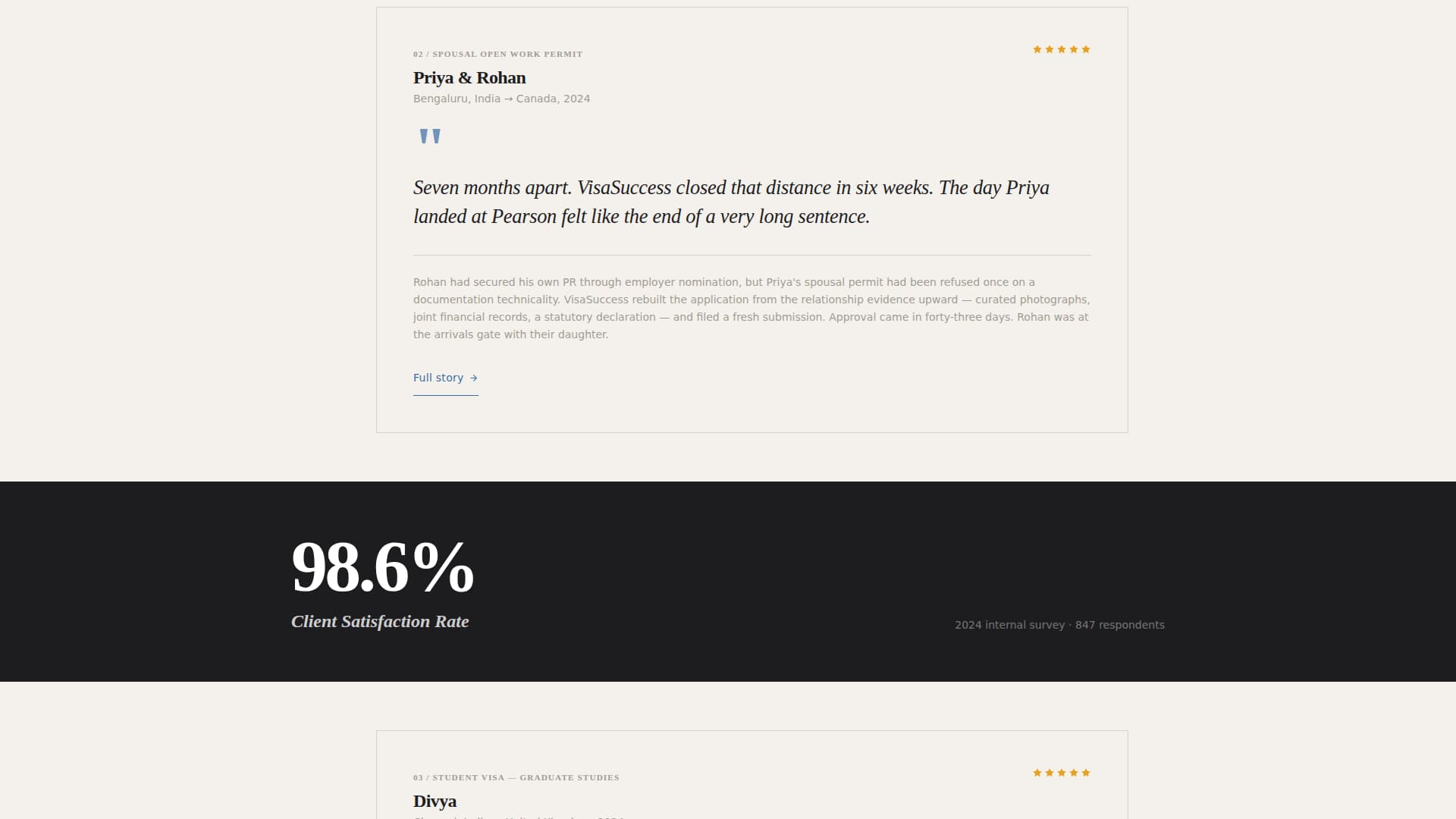 Passage - Trusted Immigration Landing Page Template