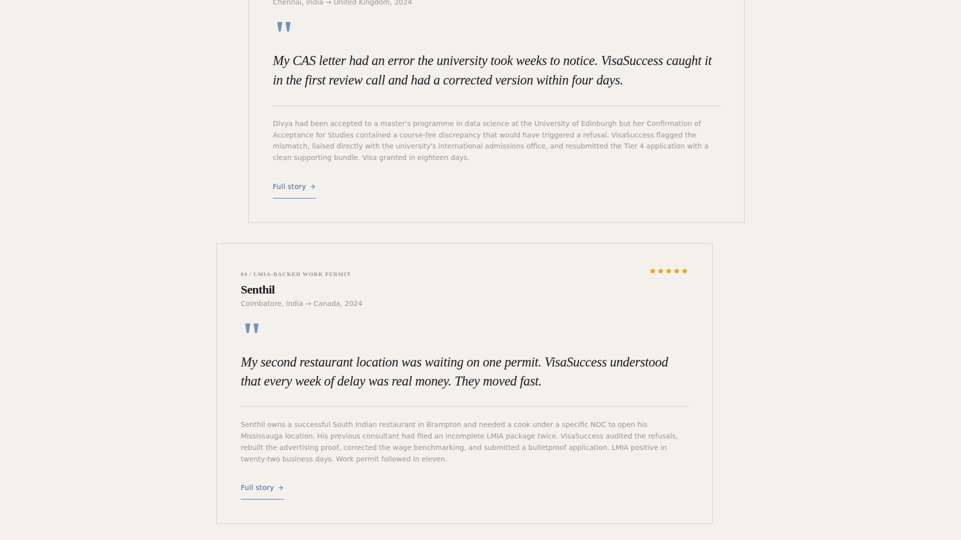 Passage - Trusted Immigration Landing Page Template