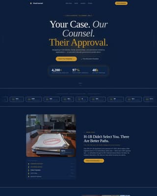 Passage - Authoritative Immigration Landing Page Template