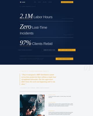 Conduit - Authoritative Electrician Landing Page Template