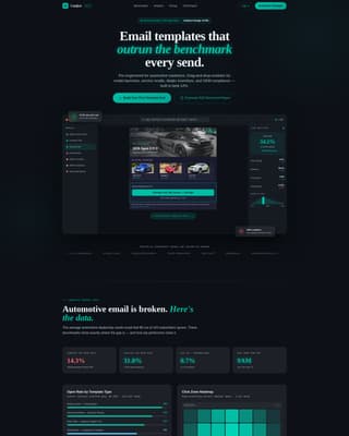 Catalyst - High Performance Automotive Landing Page Template