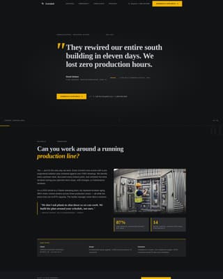 Conduit — Reliable Licensed Electrician Landing Page Template