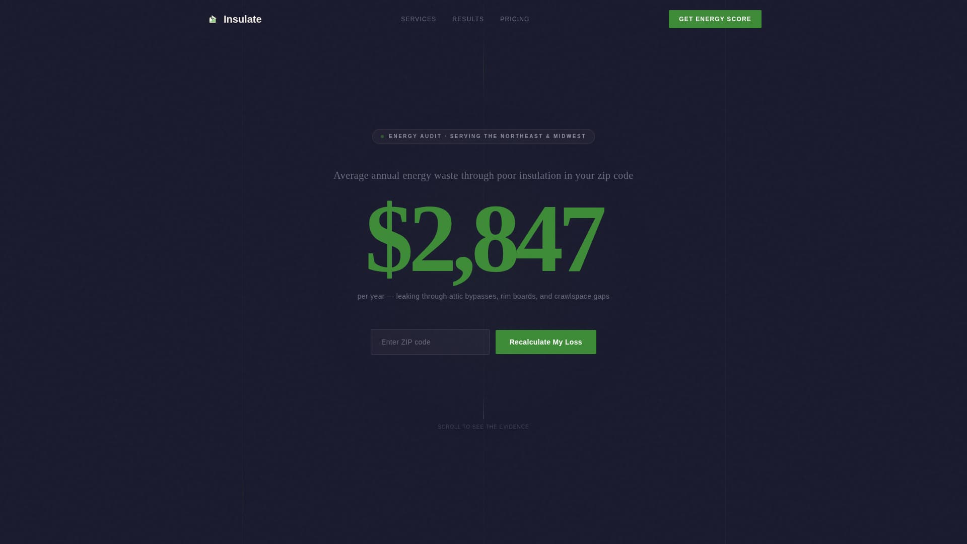Insulate - Authoritative Insulation Landing Page Template