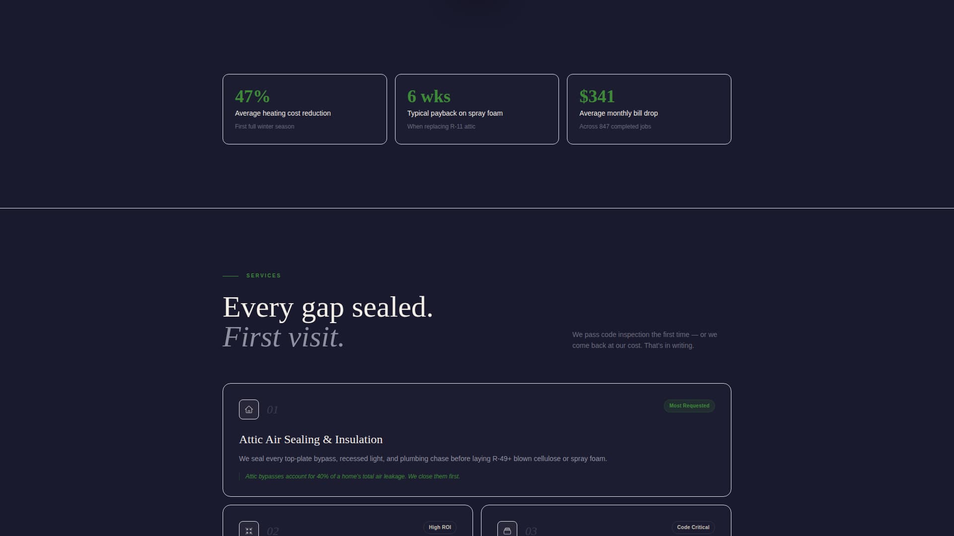 Insulate - Authoritative Insulation Landing Page Template
