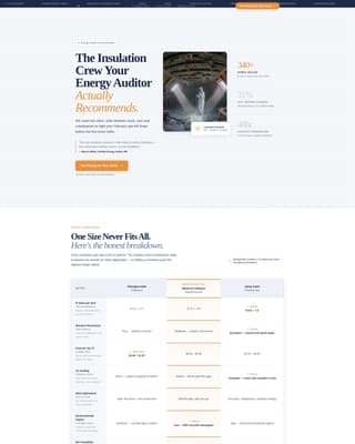 Batt - Trusted Insulation Landing Page Template