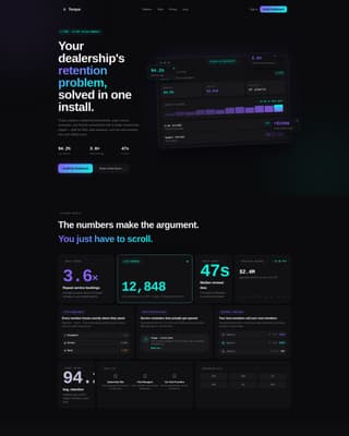 Automotive Software Booking Website Template
