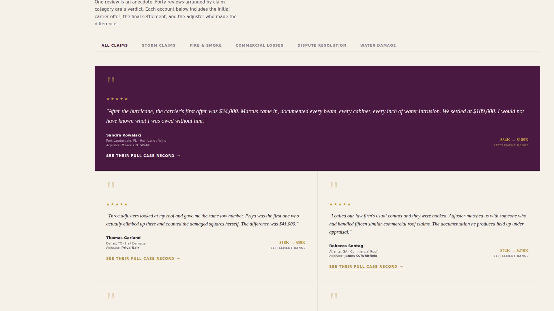 Adjuster - Trusted Insurance Landing Page Template